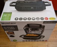Silvercrest Electric Air Fryer with Barbque Grill & Smoker