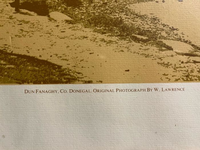 vintage framed photo Dunfanaghy Donegal