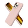 Liquid Silicone Shockproof Case For iPhone 13 Pro Luxury Soft Phone Cover Sand Pink New - FHT3IP13PLK Image 4
