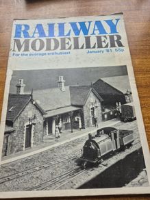 Rare Find: Vintage Railway Modeller January 1981.