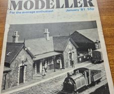 Rare Find: Vintage Railway Modeller January 1981.