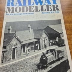 Rare Find: Vintage Railway Modeller January 1981.