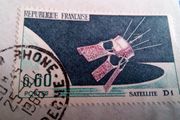 Republique Francaise Stamp - Satellite D1.