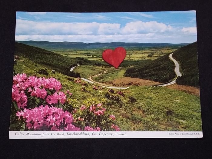 Ireland Postcard : Galtee Mountains From The Vee Road , Knockmealdown , Co. Tipperary - 1980s
