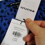 BNWT - Whistles Blue Warped Star Print Dobby Dress UK 14 Image 7