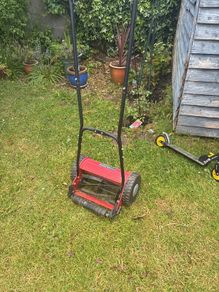 manual push mower