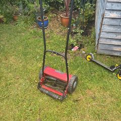 manual push mower