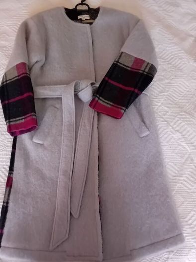 Wool Coat - American brand Almost Famous - Fits UK 8 - Brand New RRP 300