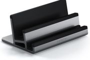 Satechi Dual Vertical Aluminum Stand - Universal Compatibility - MacBook Pro, MacBook Air, iPad Pro, iPad Air, iPad Mini, iPhones 16/15/14/13/12 and more - Boxed!