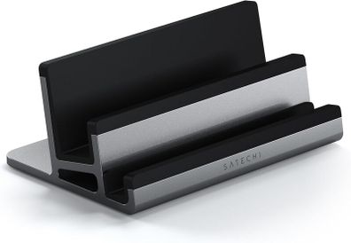Satechi Dual Vertical Aluminum Stand - Universal Compatibility - MacBook Pro, MacBook Air, iPad Pro, iPad Air, iPad Mini, iPhones 16/15/14/13/12 and more - Boxed!