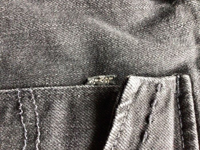 Mens Black Denim Levi 525 Straight Leg Jeans W36 L 29  includes Postage
