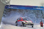Colin McRae Ford Focus WRC 2002 Swedish Rally Poster