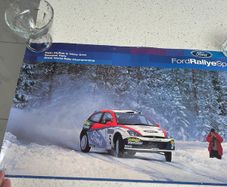 Colin McRae Ford Focus WRC 2002 Swedish Rally Poster