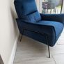 Navy Armchair Image 4