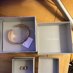 Calvin Klein ring & Bangle