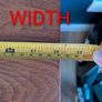 Solid Oak Side Board Image 10