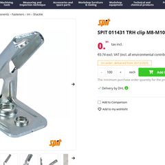 theaded rod hanging clips