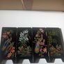 Antique oriental folding screen Image 5