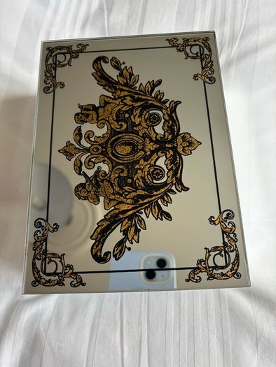 Jewellery Box - Mirror Outside with Design