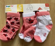 New baby socks size 15-18 5 pairs