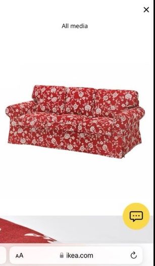 BN IKEA Vretstorp 3 seater cover s