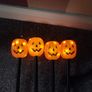 Set of x4 Plug In Halloween Pumpkin Stake Lights Image 6