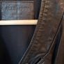 All Saints Men's Black Leather Medium Biker Jacket Image 6