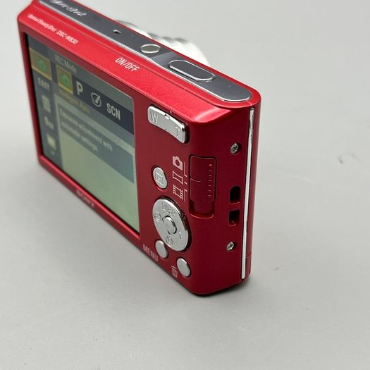 Sony DSC-W830 20.1MP Digital Camera Red - Full Kit