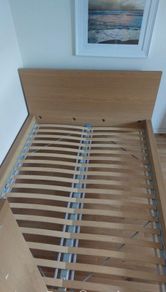 Ikea Malm King size frame oak