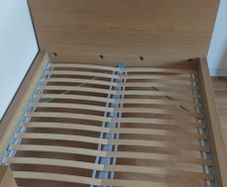 Ikea Malm King size frame oak