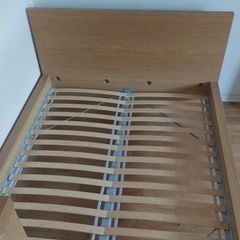 Ikea Malm King size frame oak