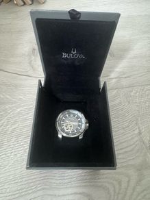 Bulova Automatic Open Heart  Stainless Stee