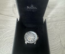 Bulova Automatic Open Heart  Stainless Stee
