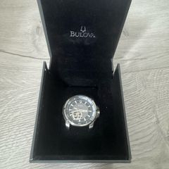 Bulova Automatic Open Heart  Stainless Stee