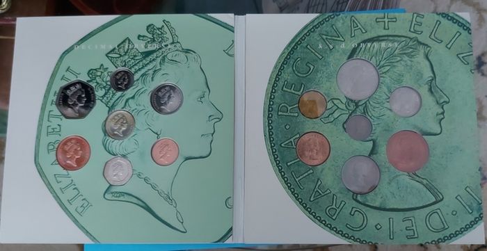 England Decimal Changover   Coin Set 1996 In Uncirculated Condition