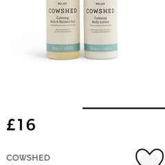 Shower gel and body lotion duo