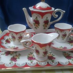 Miniature tea set