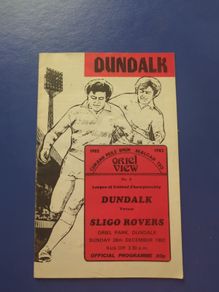 Dundalk match program