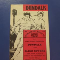 Dundalk match program