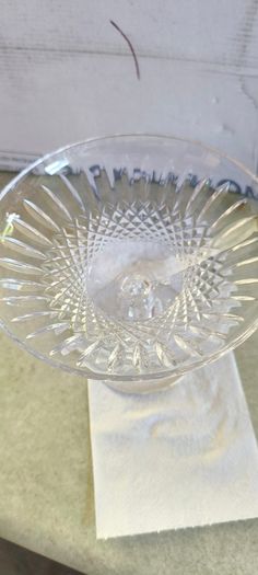 Fine Quality Crystal Tazza Bohemia Crystal