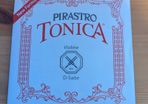 Violin string - Pirastro Tonica Violin D 3/4 - 1/2 med