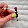Vintage Rose flower approx. 5.5 cm. Barbie Ken Replacement Used Please see phtos Image 10