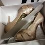 Nine West Chrissey Gold satin UK 5 Image 6