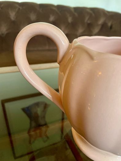 Vintage Grindley Peach Petal or Ceramic or Jug Soft Pink Glaze 1940s to the 1950s