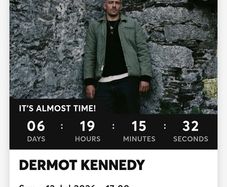 Dermot kennedy tickets x2