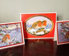 Set of 3 Vintage Hallmark Christmas Card.