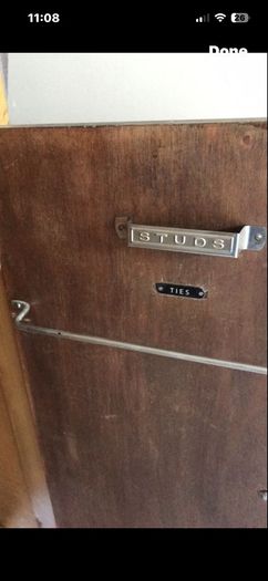 Beautiful Art Deco Oak Compactum "Gentleman's Chest "Wardrobe (Original Vintage Compartments & 4 castors )