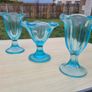 Vintage glass cups for ice cream and desserts Image 5
