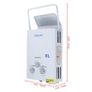 6L Propane Gas LPG Tankless Instant Hot Water Heater Boiler with Shower Head CE / ISO Approved Image 7