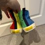Little Bird canvas hi-top trainers Image 2
